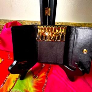 Italian brown, leather, trifold, key wallet by Desiderio. Men’s or Women’s NWOT